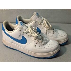 NIKE‎ Air Force 1 '07 White/Photo Blue-White FJ4146-103 MEN'S SIZE 12 US
